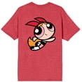 thumbnail image 2 of The Powerpuff Girls Blossom Classic Logo Heather Red T-Shirt, 2 of 3