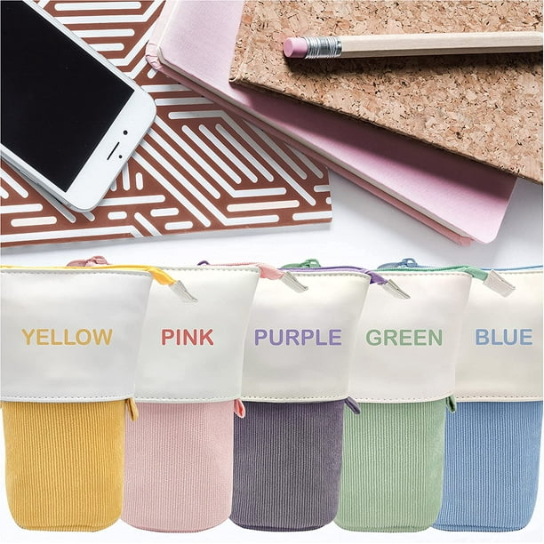 Pop Up Pencil Case Stand Up Pen Holder Cute Telescopic Pen case