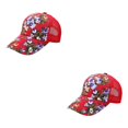 thumbnail image 2 of Maytalsory 1/2/3/5 Comfortable Ball Cap For Women - Fashionable With Sun Protection Universal Size bright red 2PCS, 2 of 6