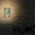 thumbnail image 2 of Yayeee 2-Pack Plug in LED Night Lights with Light Sensors Motion Detectors, Magical Forest Glowing Lights, 2 of 7