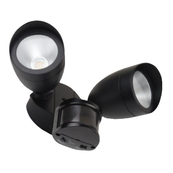 LED Security Light with Motion Sensor, 20W, 3000K, NaturaLED LEDFXBFD20/830/BKSEN