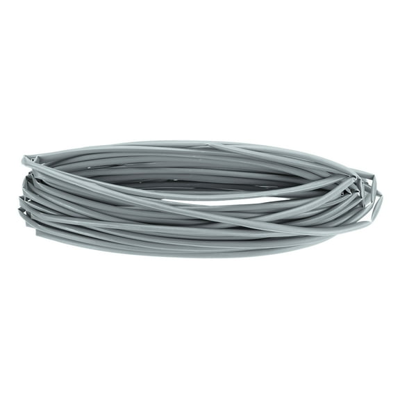 Heat Shrink Tubing, 1/8 Inch ID 49 ft Long 2:1 Ratio Gray