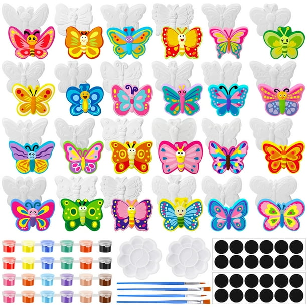 Kit de pintura cerámica WinnerWhy WinnerWhy 24 sets Christmas Butterfly