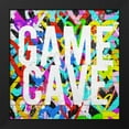 thumbnail image 2 of Stephen Chambers 26x26 Black Modern Wood Framed Wall Art Titled - Game Cave, 2 of 6
