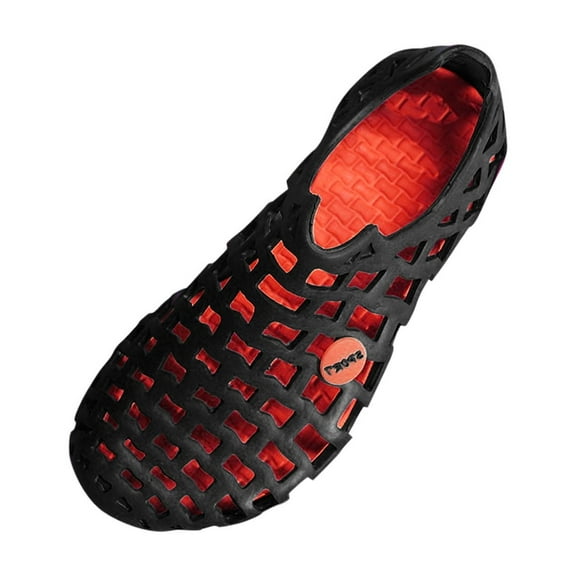 Hopeusnice Sandals for Women Flat Heel Breathable Trendy Eva Summer And Fall Shoes Non-Slip Women's Sandals Soft Closed-Toe Sandals Almond Toe Shoes for Beach Almond Toe Outdoor Shoes Black 36