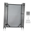 thumbnail image 2 of Puerta de valla para piscina en el suelo, valla para piscina de 4 x 2,5 pies, valla para piscina que protege a niños y perros para el patio, jardín, 2 of 8