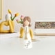 thumbnail image 5 of Estatua tallada en resina, figura de ángel, decoración interior, aproximadamente 10 cm, 5 of 6