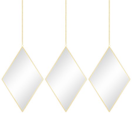 Best Choice Products Set Of 3 Decorative Diamond Diy Hanging Wall