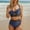 Blue, variant on Tuosodrolic Bikini Swimsuits for Women Bathing Suits 2 Piece Set Swimwear Twist Front Swim Tops and High Waisted Bottoms Traje de Baño para Mujer Bañadores Beach Wear