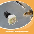 thumbnail image 3 of KAKOWELY blower switch 2Pcs Rotary Switch Universal Ac Air Conditioning 3 Speeds Blower Switch Control Switch Metal Construction Replacement For Car Vehicles, 3 of 5