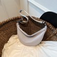 thumbnail image 1 of Bolsas De Hombro Bolso de hombro para mujer Bolso bandolera de nylon de media luna informal Hobos Girl Purse (Gris), 1 of 8