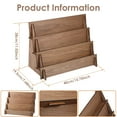 thumbnail image 4 of Greeting Card Display Stand Wood Postcard Display Stand 4 Layer Decorative Shelves Easy to Install Greeting Card Organizer Suitable for Parties, 4 of 10