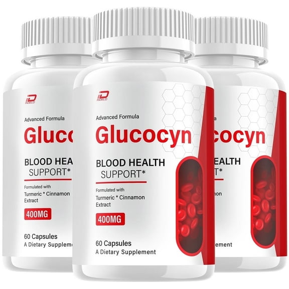 Glucocyn Capsules – Glucosyn, All Natural Glycogen Support, 3 Pack, 180 Capsules