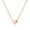 Rose Gold, variant on Heart Initial Necklace for Women 925 Sterling Silver Initial Pendant Necklace for Women