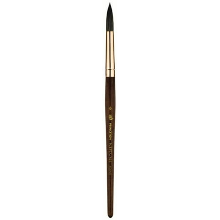 Brush Synthetic Round Watercolor - Princeton Brush Neptune Synthetic Squirrel Watercolor Brush, Round, 6