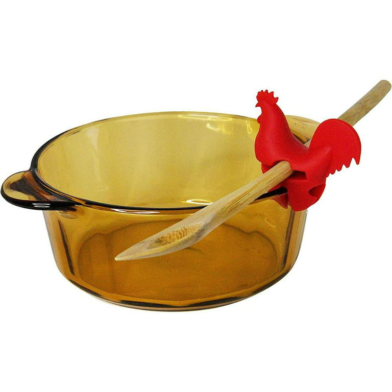 Creative Red Crab Shelf Spoon Pad, Silicone Non-slip Cutlery