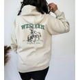 thumbnail image 6 of WESTERN COWBOY Front Back Graphic Unisex Fleece Hooded Sweatshirt, 6 of 6