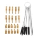 thumbnail image 1 of Kit de chorros de piloto lento principal de carburador de 32 piezas con cepillo limpiador de carburador de repuesto para KAWASAKI ATV Dirt Bike, 1 of 6