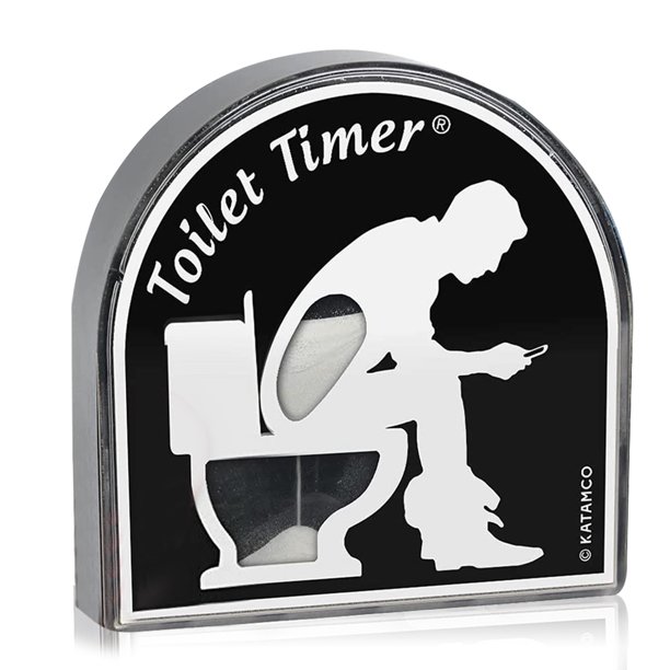 Temporizador de inodoro Reloj de arena divertido Arte Artesanía Decoración Ornamento Juguete de escritorio FleinngHoz JD709735783