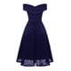 thumbnail image 4 of Vestido de encaje de la vendimia del nuevo bordado de las mujeres fuera del hombro Vestido de f Abanopi Vestido, 4 of 7