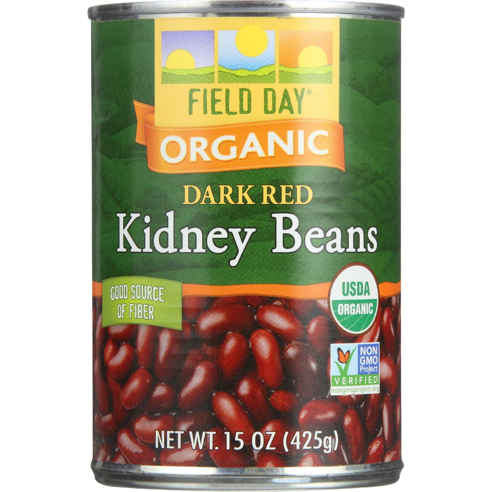 Field Day Organic Kidney Beans, 15 oz (Case of 12)