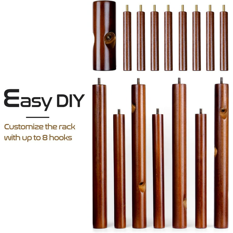 DIY Entryway Organizer - Wood and Pipe Entryway Stand