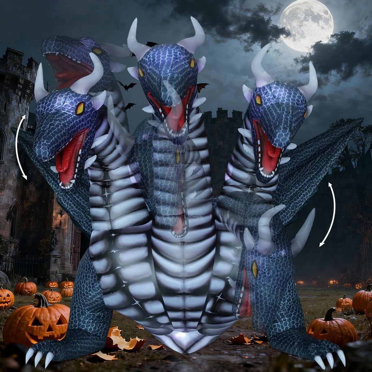 7.5' Gemmy Airblown Inflatable Animated Kaleidoscope Halloween