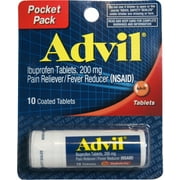 Advil Pocket Pack 200mg Tablets, 10 ea (Pack of 3)