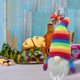thumbnail image 3 of Colorido sombrero sin rostro muñeca enana muñeca escena hogar ventana decoración adornos Wmkox8yii fhajkh2285, 3 of 3