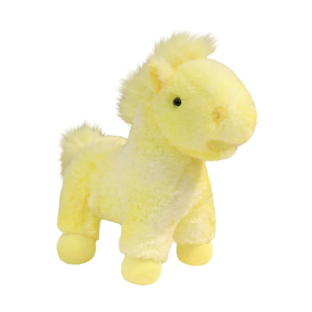 Cartoon Horse Toy Zodiac Mascot Birthday For Boys Children Soft Stuffed Animal