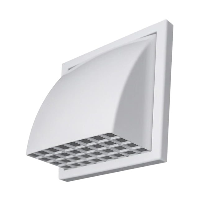 Campana extractora de ventilación con cubierta para , cubierta de ventilación de pared, fácil de instalar, rejilla de premium para interiores y 125 mm