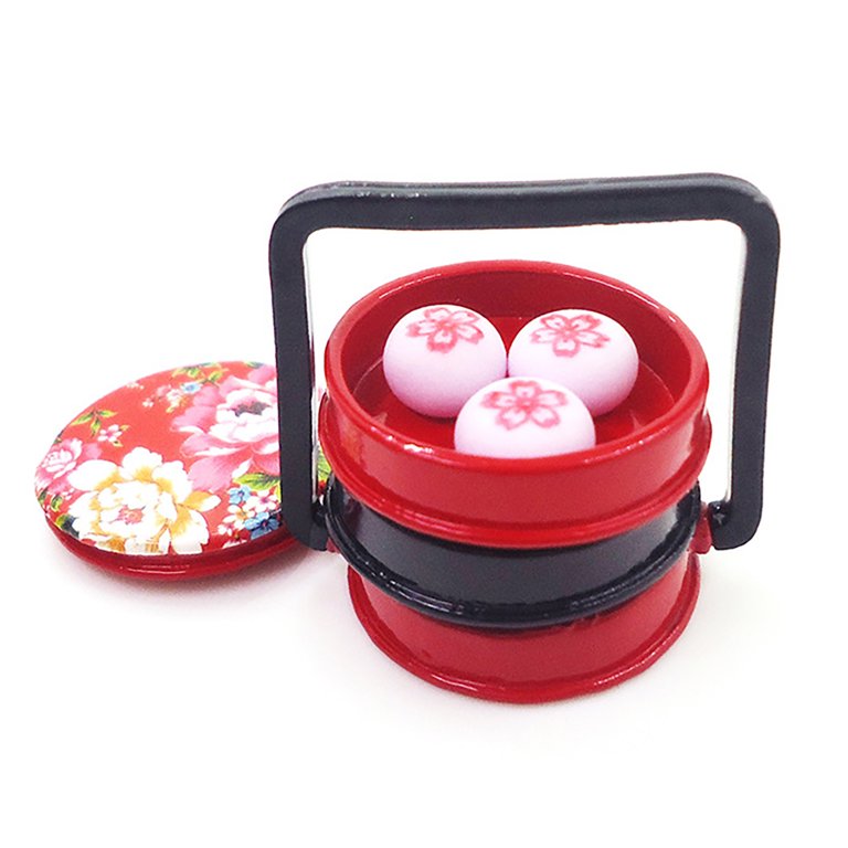 Hesroicy Mini Storage Box Durable DIY Accurate Reduction 1/12 Dollhouse  Miniature Candy Case Accessories Shooting Props