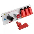 thumbnail image 2 of 12V Racing Car Ignition Switch Panel Engine Start LED Push Button Toggle Panel, 2 of 5