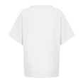 thumbnail image 7 of Oversized T Shirts For Women Crewneck Short Sleeve Casual Summer Tops Lightweight Loose High Low Blouse Weightlifting Long Sleeve Shirts Womens Short Sleeved Athletic Tops Tops for Women Casual Summer, 7 of 7