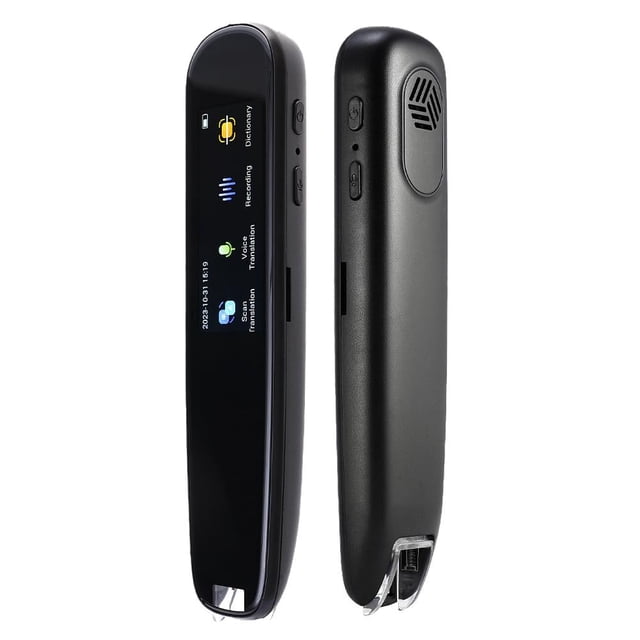 Amigopen Dispositif de Traduction Polyvalent, Stylo de Traduction Polyvalent, Stylo de Traduction 112 Langues Traducteur Intelligent, Stylo Traducteur en Temps Réel-a-