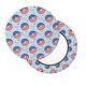 thumbnail image 2 of Balery Donut with the USA Fag Fundas de asiento para taburete de bar redondo de tela de terciopelo ajustables que protegen de arañazos y manchas para sillas de 14 a 17 pulgadas.-12 inch, 2 of 7