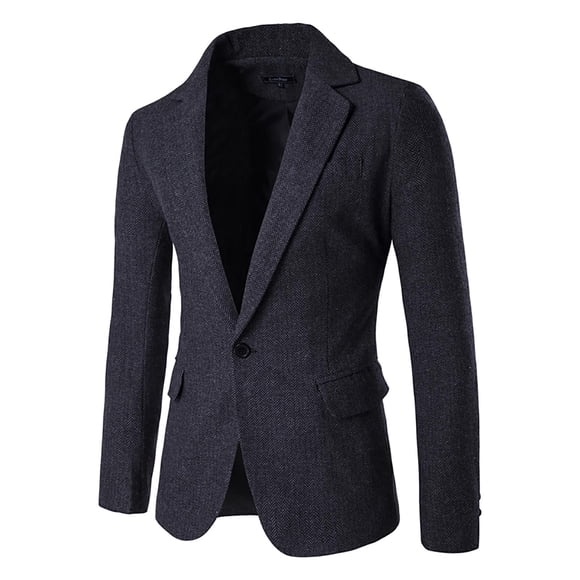 EGNMCR Mens Sport Coat, Casual Blazer, One Button Business Suit Jacket Men's And Winter Fashion Personality Solid Color Casual Suit Jacket Women Coat