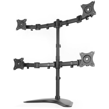 Quad Lcd Monitor Stand - VIVO Quad LCD Monitor Desk Mount Stand Heavy Duty Fully Adjustable fits Four Screens up to 30