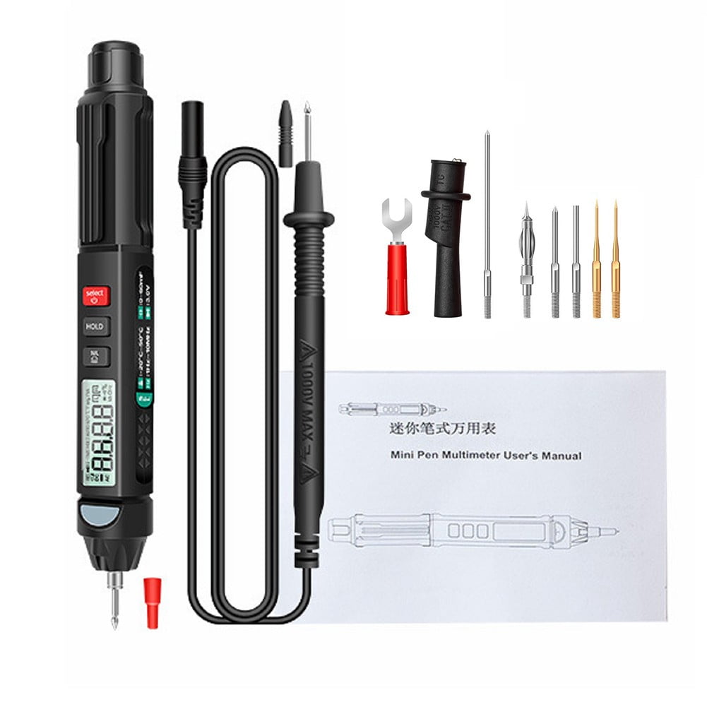 Yannee A3007 Pen Multimeter High-Precision Voltage Tester, NCV Induction Test,6000count