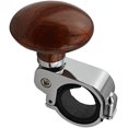 thumbnail image 1 of Brown Hickory Car Auto Steering Wheel Suicide Spinner Handle Knob Booster, 1 of 5