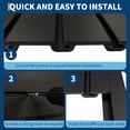 thumbnail image 2 of Slat Wall Paneling, 4'X8' Storage Systems Garage Tool Organizer Wall Mount, Heavy Duty PVC Slat Wall Panels, Easy DIY Install for Garage, Tool, Retail, 2 of 7
