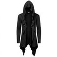 thumbnail image 2 of Womens Coats Outerwear Winter Halloween Cos Medieval Retro Hooded Coat Long Hooded Cardigan Pleated Shawl European and American Role Playing, 2 of 5