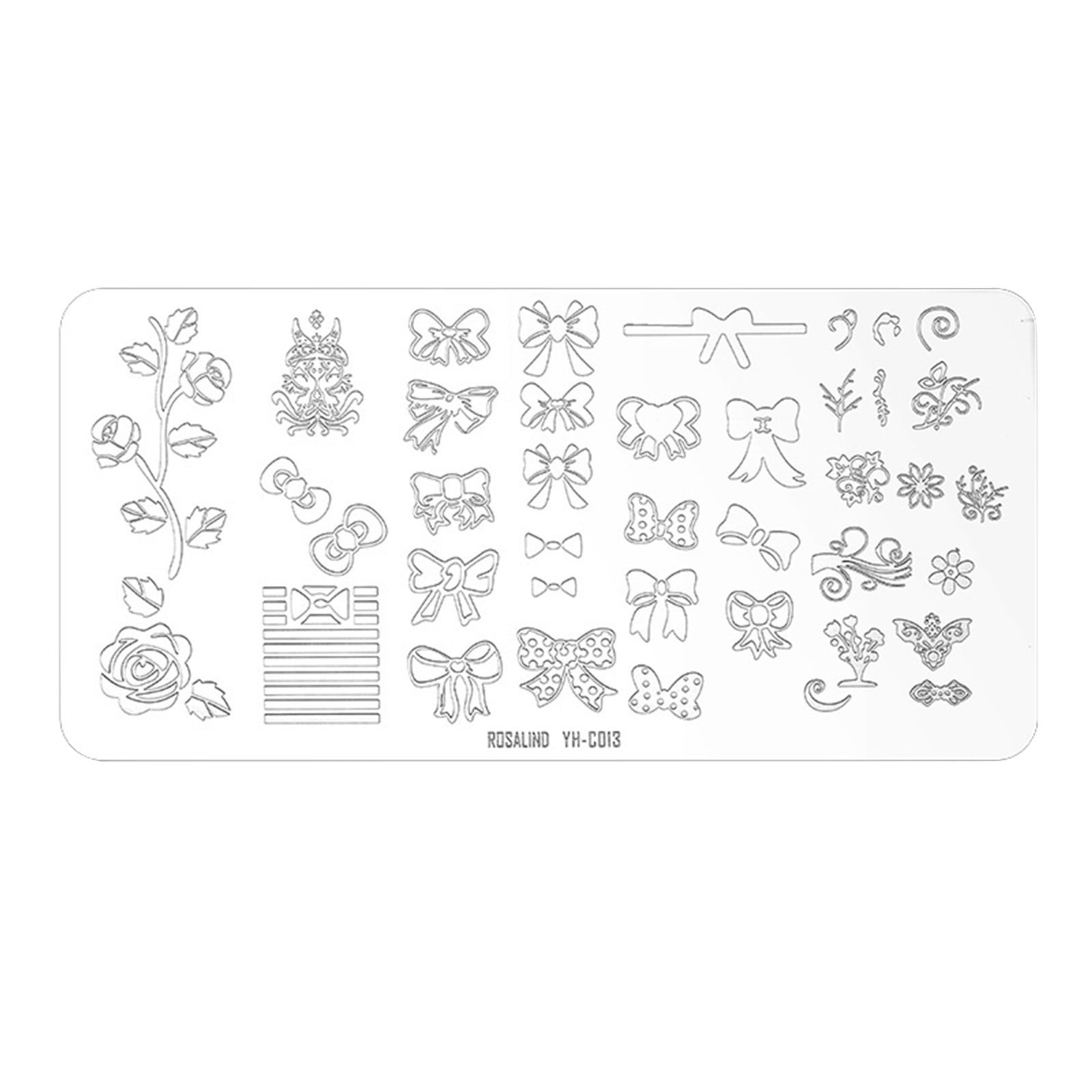 HSMQHJWE Nail Tool Leaves Templates Nail Stencil Manicure Stamper