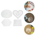 thumbnail image 2 of 4 Pcs Planches à Repasser en Plastique Transparent Perles à Repasser, 2 of 9