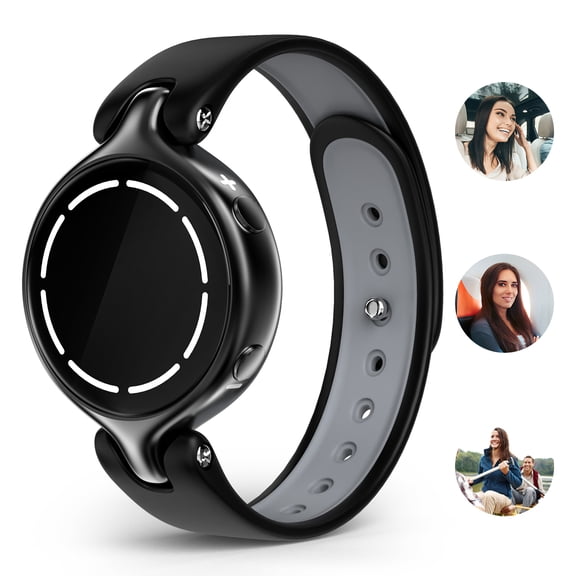 iKeener Motion Sickness Relief Wristband - Drug-free, Rechargeable, Easy to Wear & Use, Perfect for Travelers, Cars, Boats,Massage Wristband