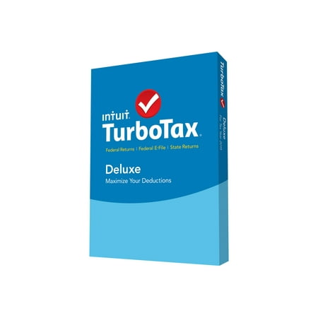 Intuit TurboTax 2015 Delux With E-file, Box Pack, 1 User