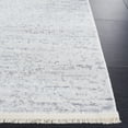 thumbnail image 3 of SAFAVIEH Whisper Zharko Solid Runner Rug, Grey/Dark Grey, 2'2" x 8', 3 of 5