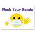 thumbnail image 1 of SignMission OS-NS-A-1014-25345 10 x 14 in. Public Safety Sign - Wash Your Hands, 1 of 1