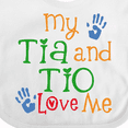 thumbnail image 4 of Inktastic Tia and Tio Love Me Boys or Girls Baby Bib, 4 of 4