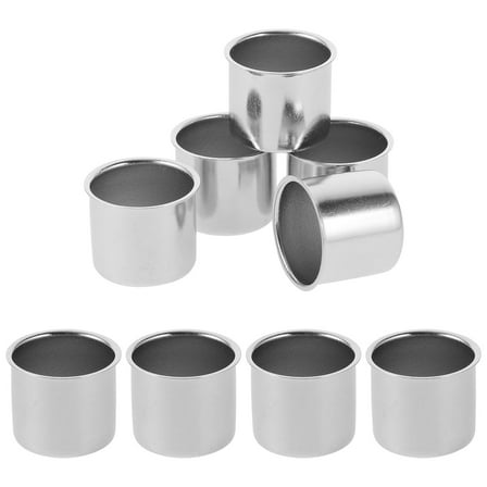 10 Pcs Lamp Taper Metal Candle Cup Candlestick Holder